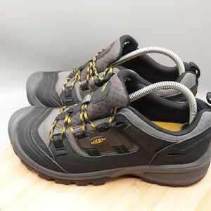 KEEN Shoes Mens 8D Grey Yellow Targhee III Waterproof Low Hiking F2892-11